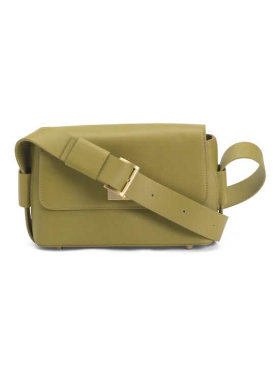 MONCRIEF LONDON Handbags - MONCRIEF LONDON Leather Belted Strap Crossbody